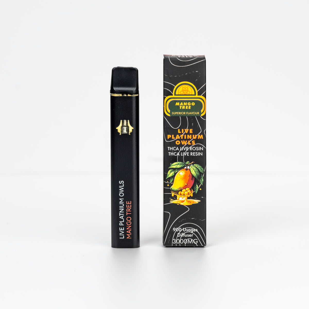 Live Platinum Owls Mango Tree 3ml THCA Vape - 10 Count