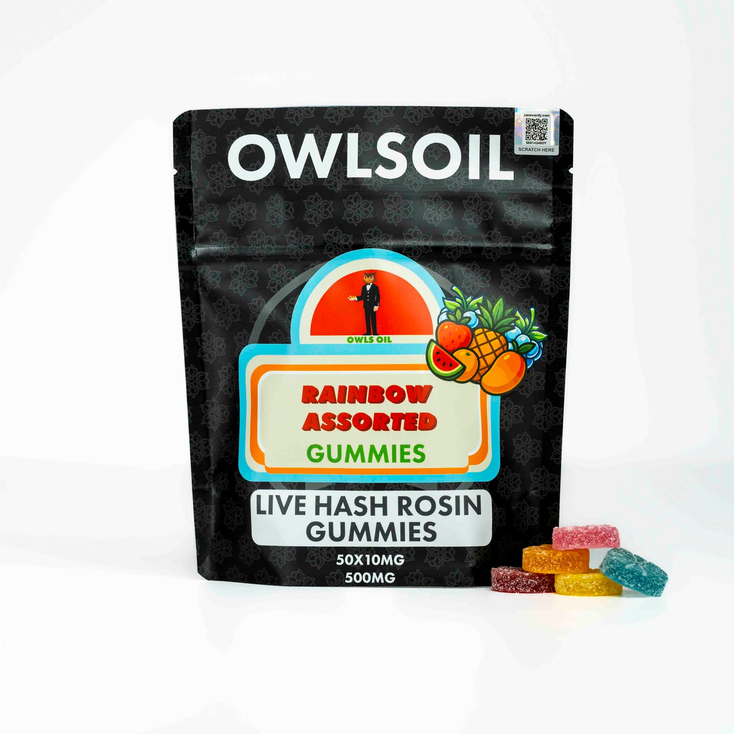 Gomitas Platinum Live Rosin – 500 mg (50 × 10 mg)