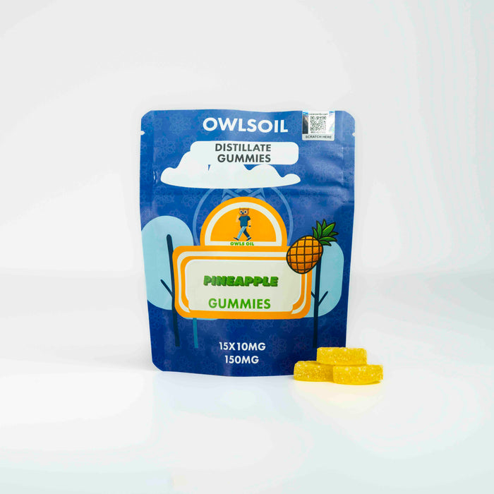Gomitas de destilado dorado – 150 mg (15 × 10 mg)