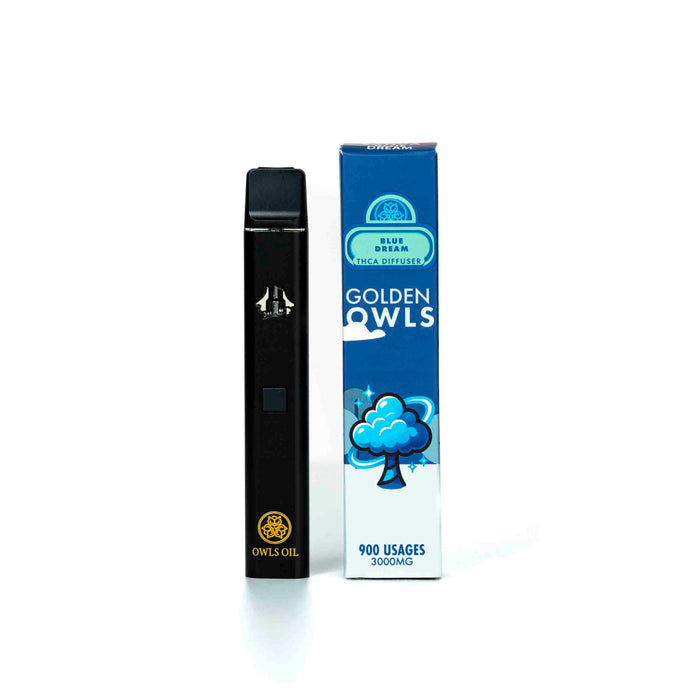 Vape de THCA Golden Owls Blue Dream 3ml – 3000mg