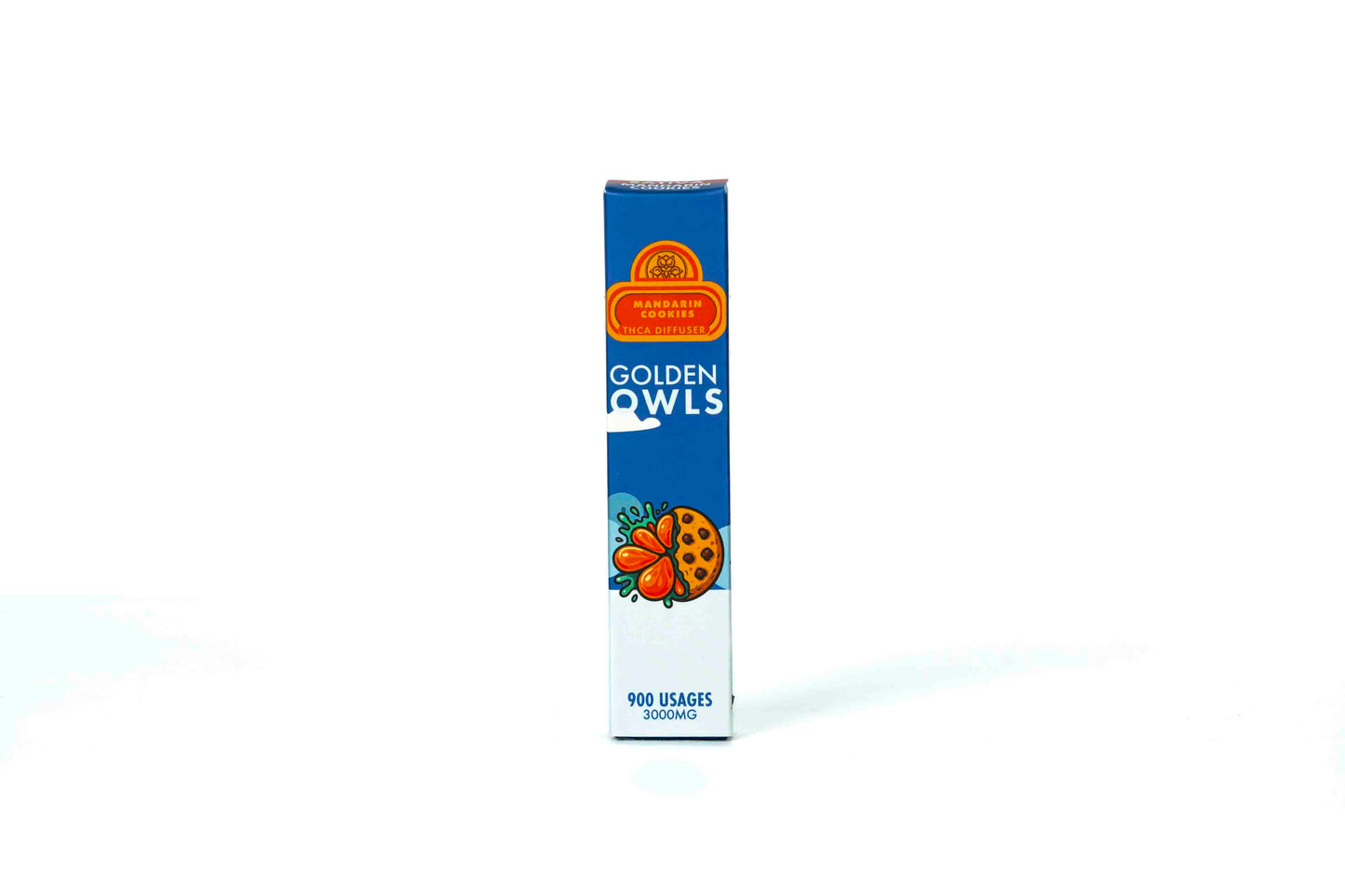Vapeador THCA Golden Owls Mandarin Cookies 3ml – 3000mg