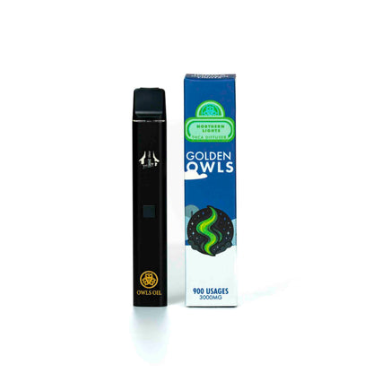 Golden Owls Northern Lights vaporizador de THCA de 3 ml – 3000 mg