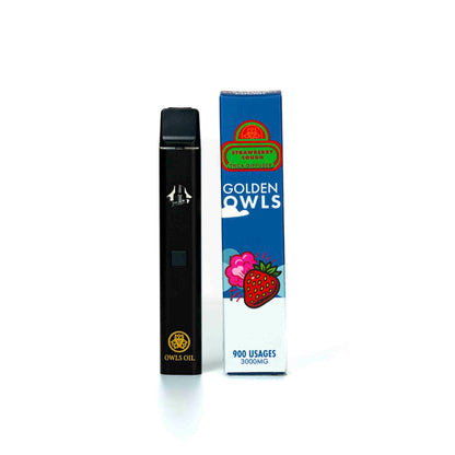 Vaporizador Golden Owls Strawberry Cough 3ml THCA – 3000mg