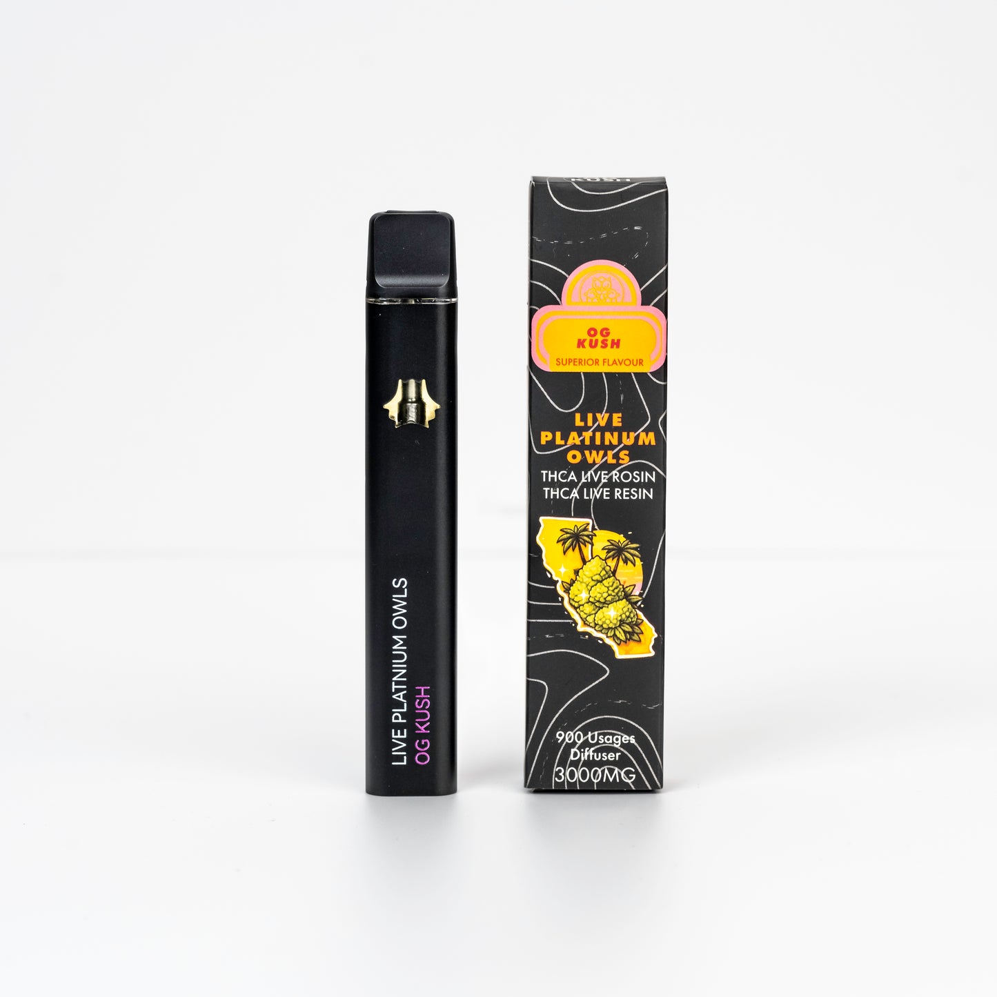 Live Platinum Owls OG Kush 3ml THCA Vape