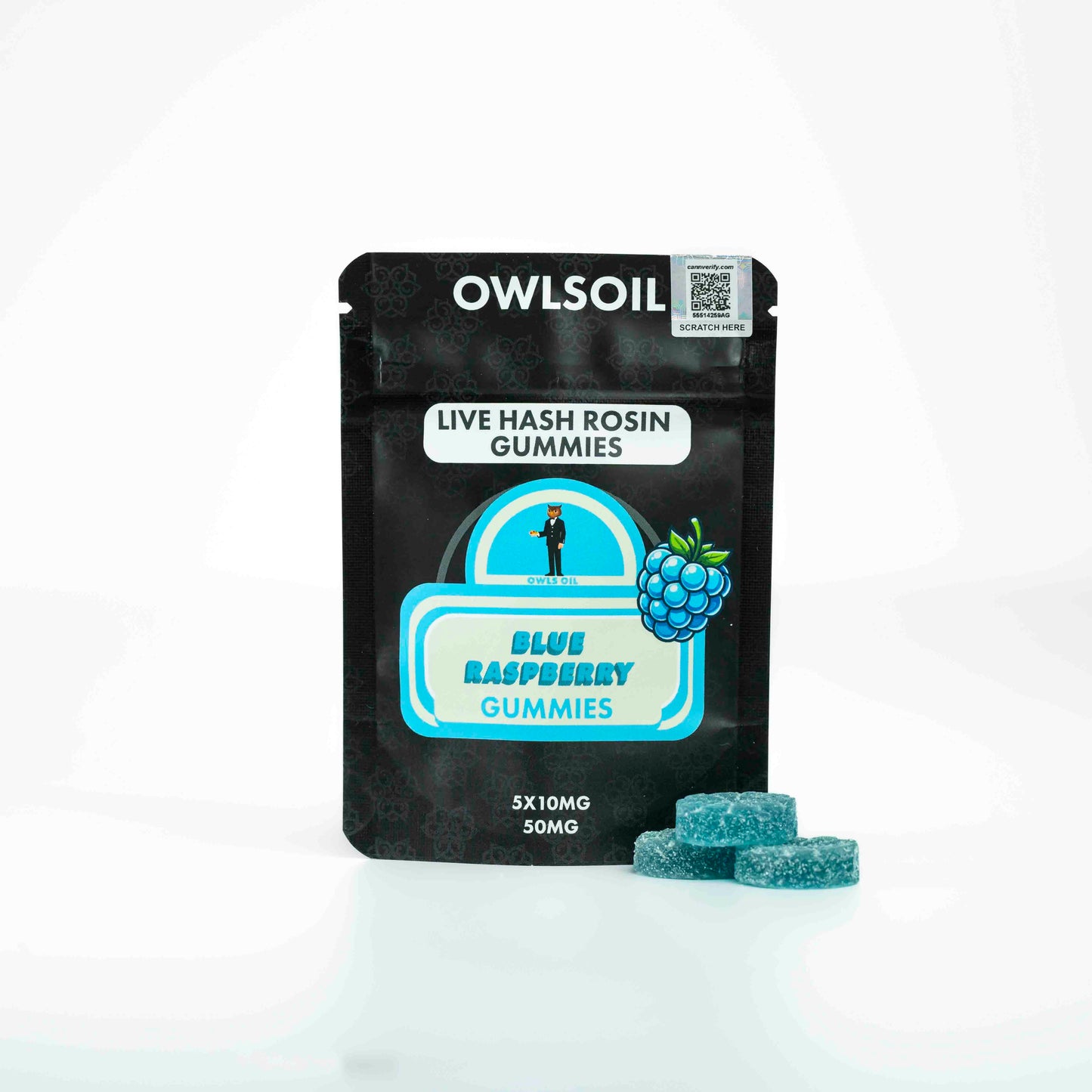 Platinum Live Rosin Gummies – 50mg (5 × 10mg)