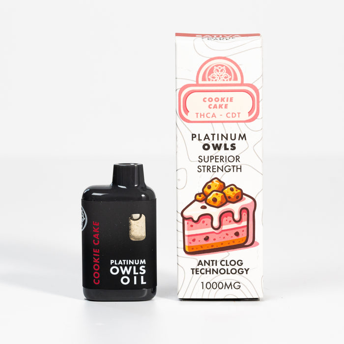 Platinum Owls Vape THCA de 1 ml – Cookie Cake