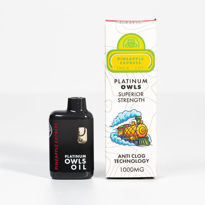 Platinum Owls THCA 1ml Vape – Pineapple Express