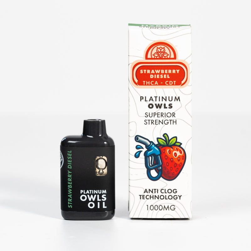 Vape de 1ml de THCA Platinum Owls