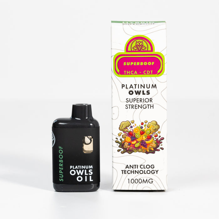 Vaporizador THCA de 1ml Platinum Owls – Superboof