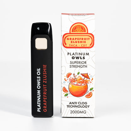 Vape Platinum Owls THCA 2 ml – Grapefruit Zlushie