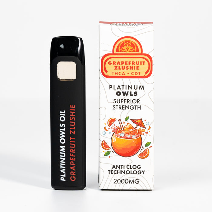 Vape Platinum Owls THCA 2 ml – Grapefruit Zlushie
